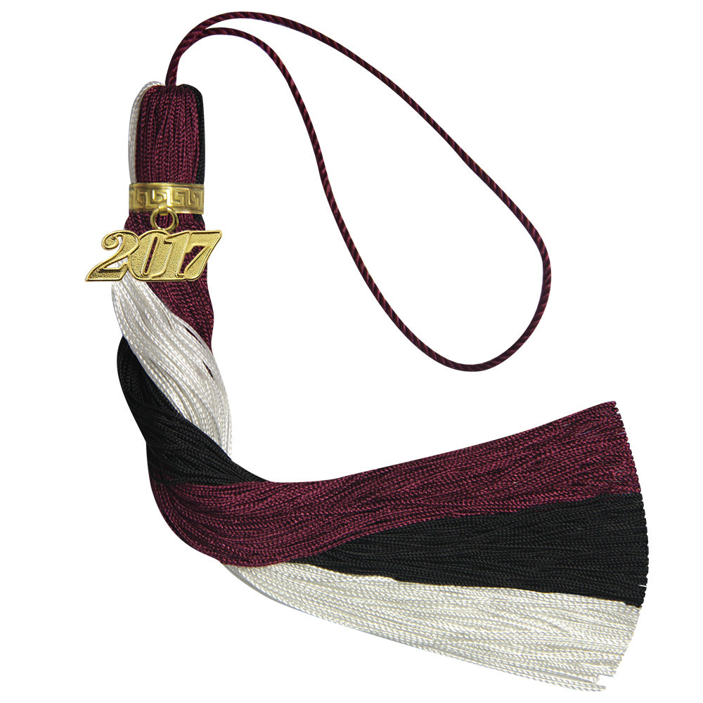 Three Color Graduation Jumbo Tassel