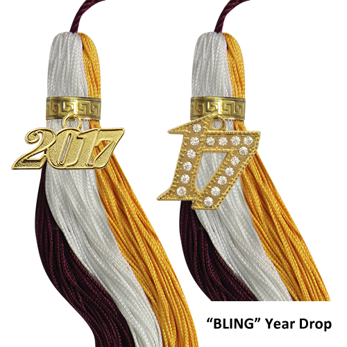 Double Color Graduation Jumbo Tassel