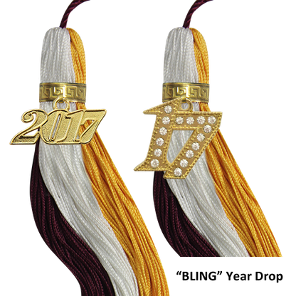 Double Color Graduation Jumbo Tassel