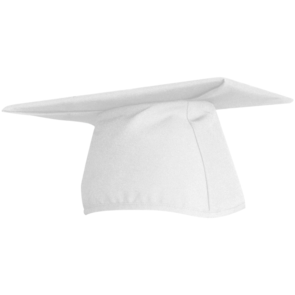 Matte White Graduation Cap