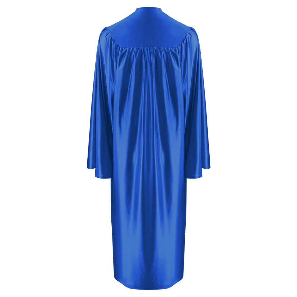 blue graduation dress A Line V Neck Royal Long Prom Dresses, Blue V Neck Formal Graduat jbydress Natural 7 Shiny Royal Blue Graduation Gown