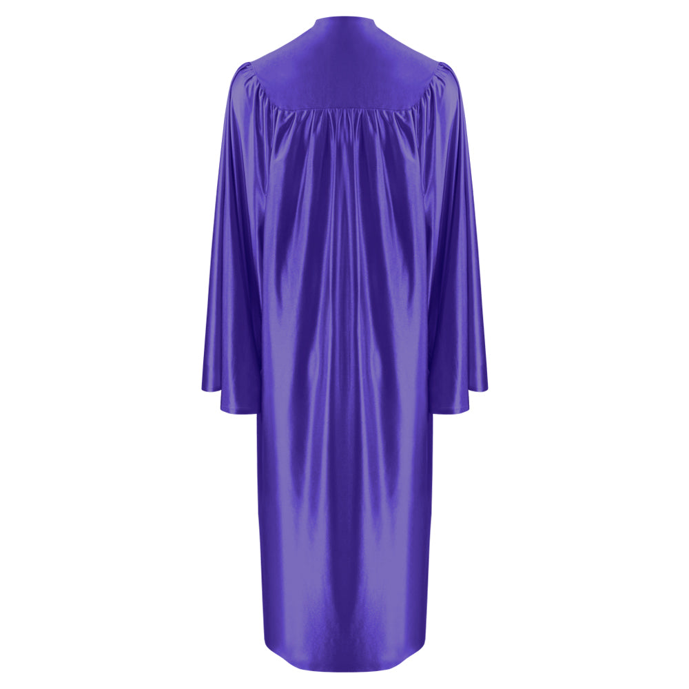 Shiny Purple Middle School and Junior High Graduation Gown