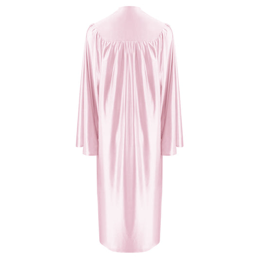 Shiny Pink Elementary Graduation Gown