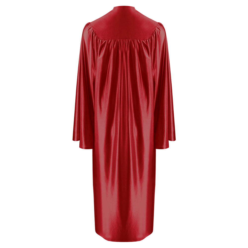 Shiny Red Technical and Vocational Graduation Gown