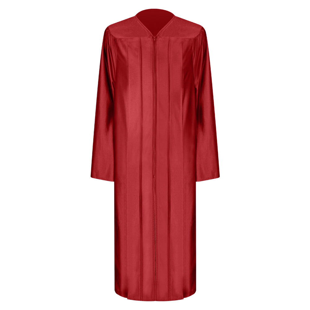 Shiny Red Technical and Vocational Graduation Gown