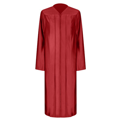 Shiny Red Technical and Vocational Graduation Gown