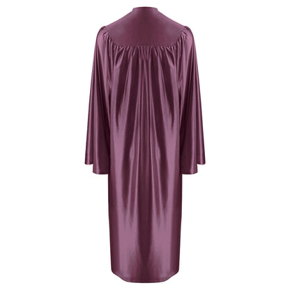 Shiny Maroon Middle School and Junior High Graduation Gown