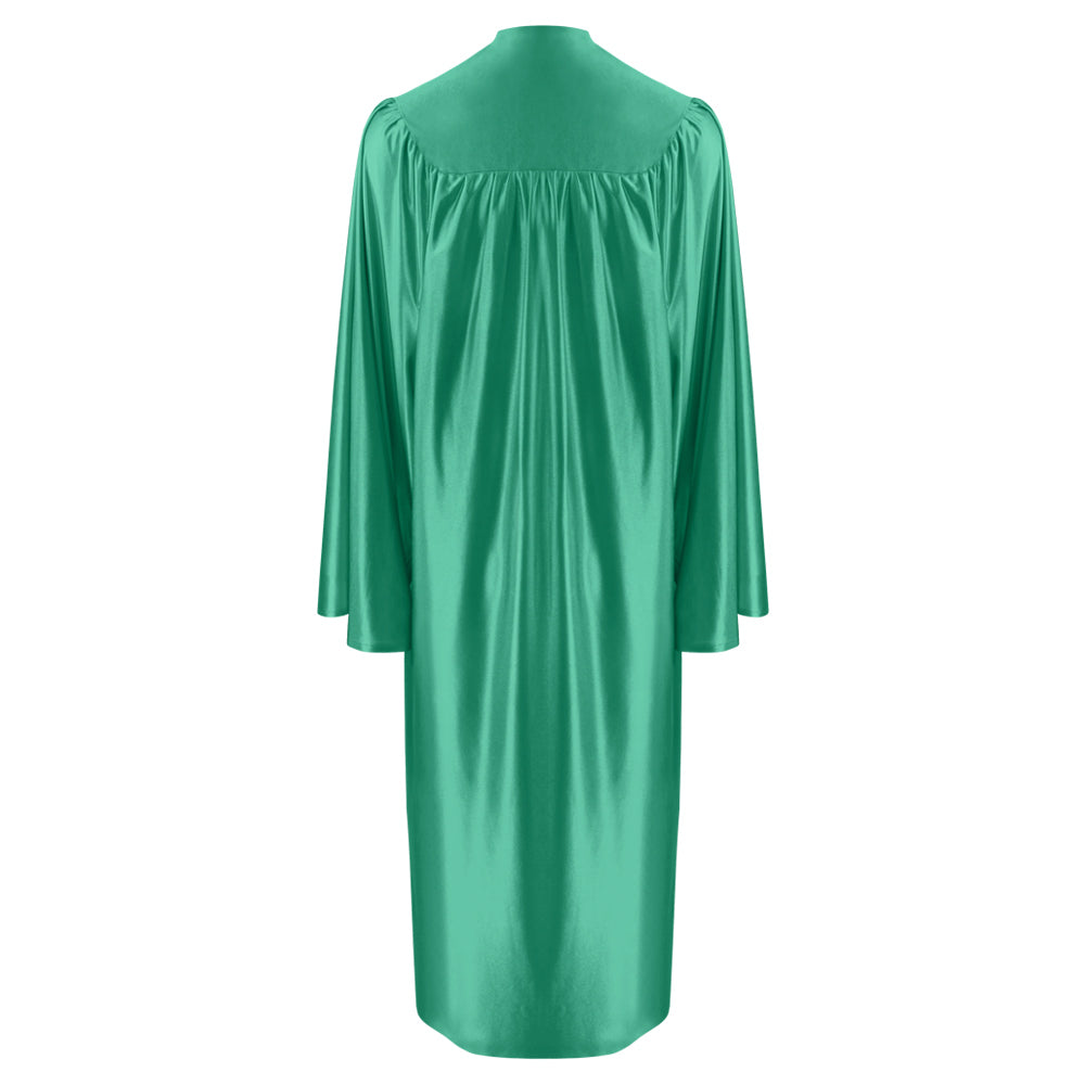 Shiny Emerald Green Elementary Graduation Gown