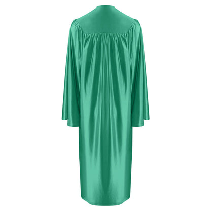 Shiny Emerald Green Elementary Graduation Gown