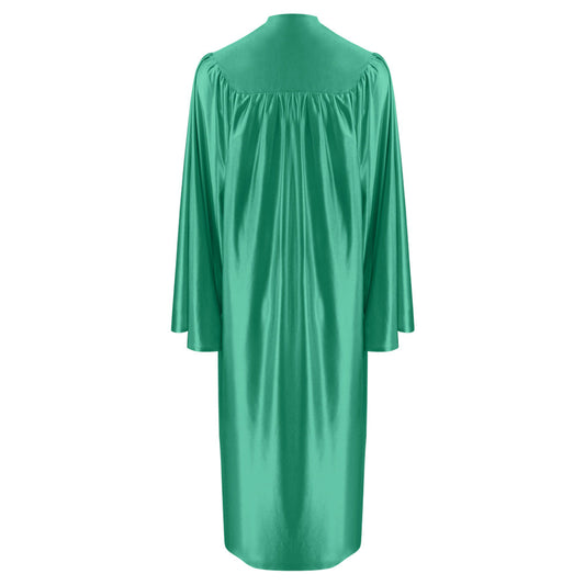 Shiny Emerald Green Elementary Graduation Gown