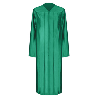 Shiny Emerald Green Elementary Graduation Gown