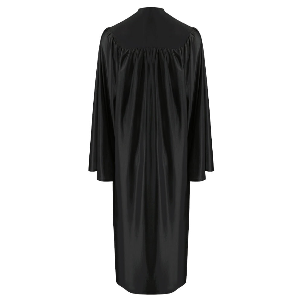 Shiny Black Technical and Vocational Graduation Gown