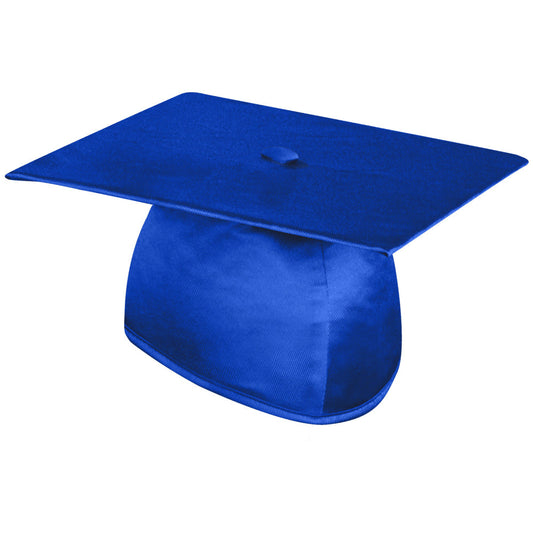 Shiny Royal Blue Graduation Cap