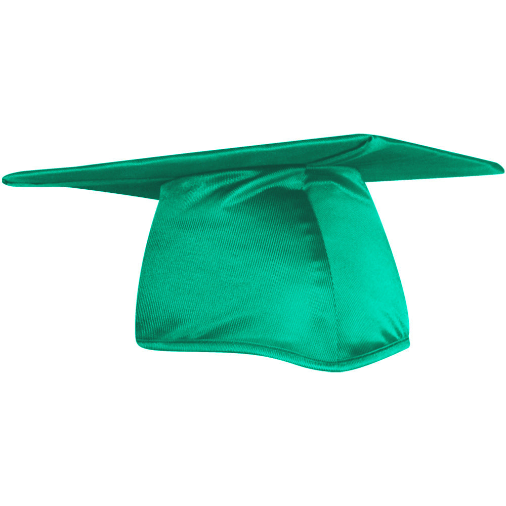 Shiny Emerald Green Graduation Cap