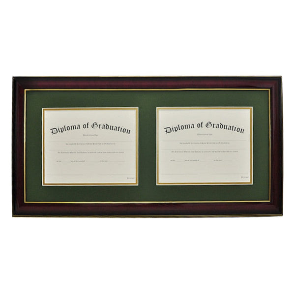 Course Certificate Frame Double Diploma Frame | Multiple Diploma Frame – Graduation World