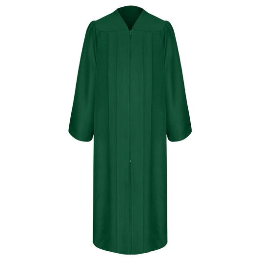 Matte Hunter Graduation Gown