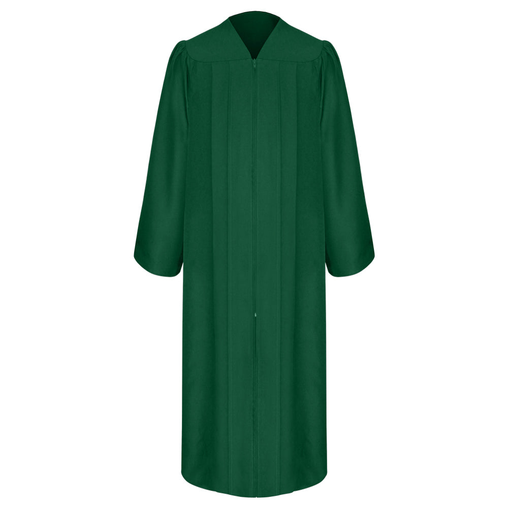 Matte Hunter Green High School Graduation Gown