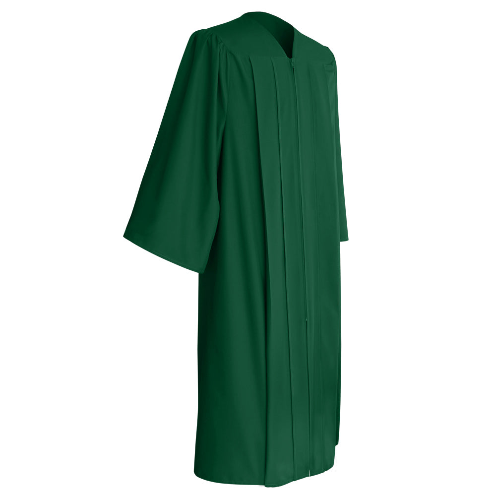 Matte Hunter Green High School Graduation Gown