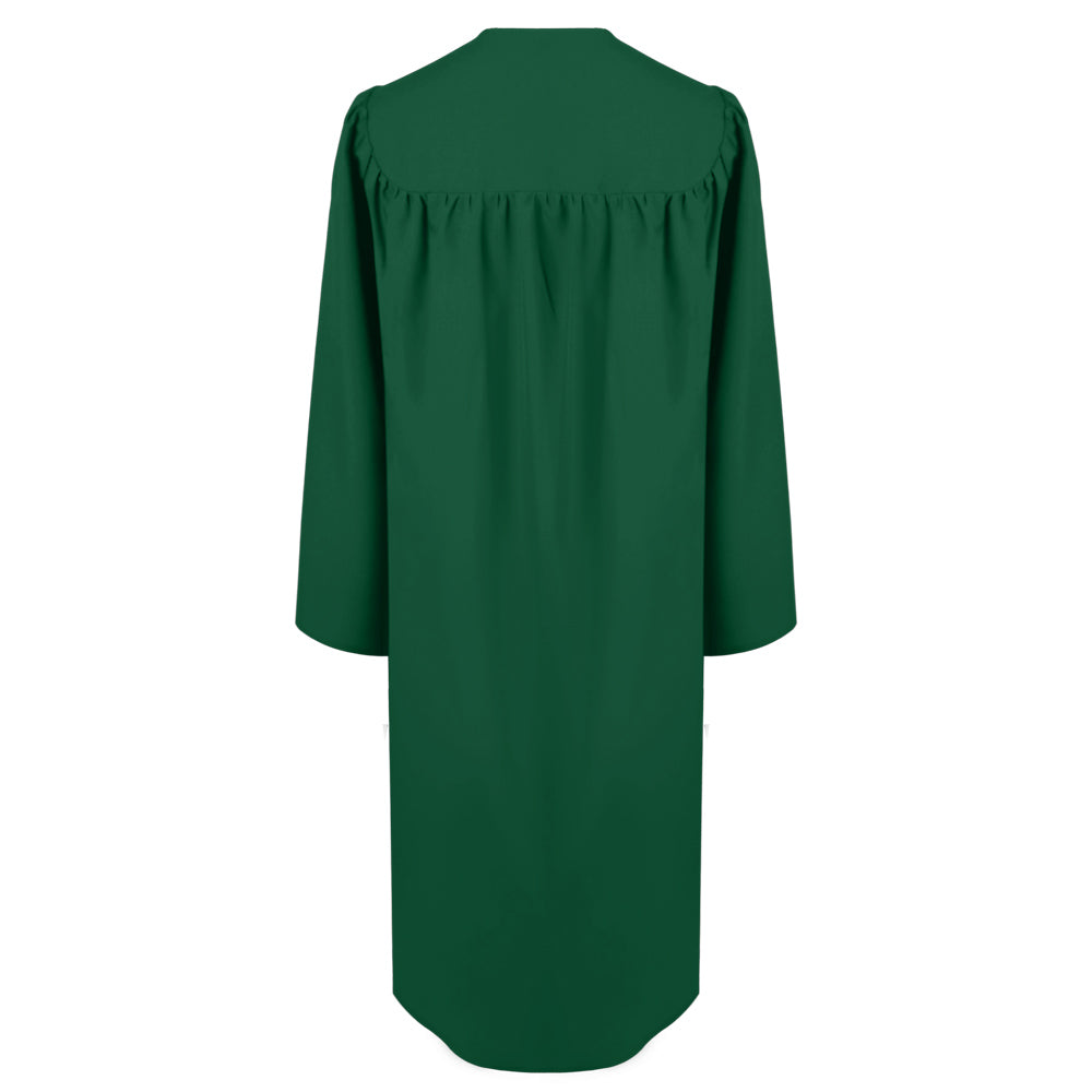 Matte Hunter Green High School Graduation Gown