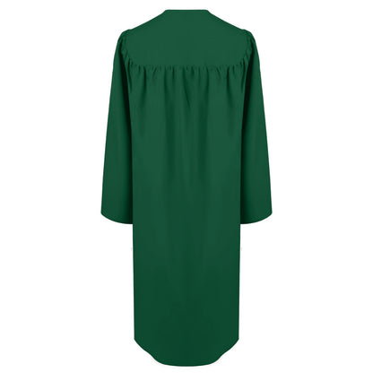 Matte Hunter Green High School Graduation Gown