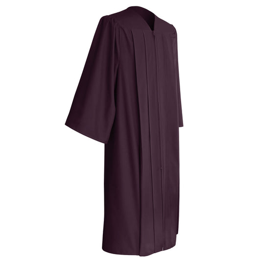 Matte Maroon Bachelor Graduation Gown