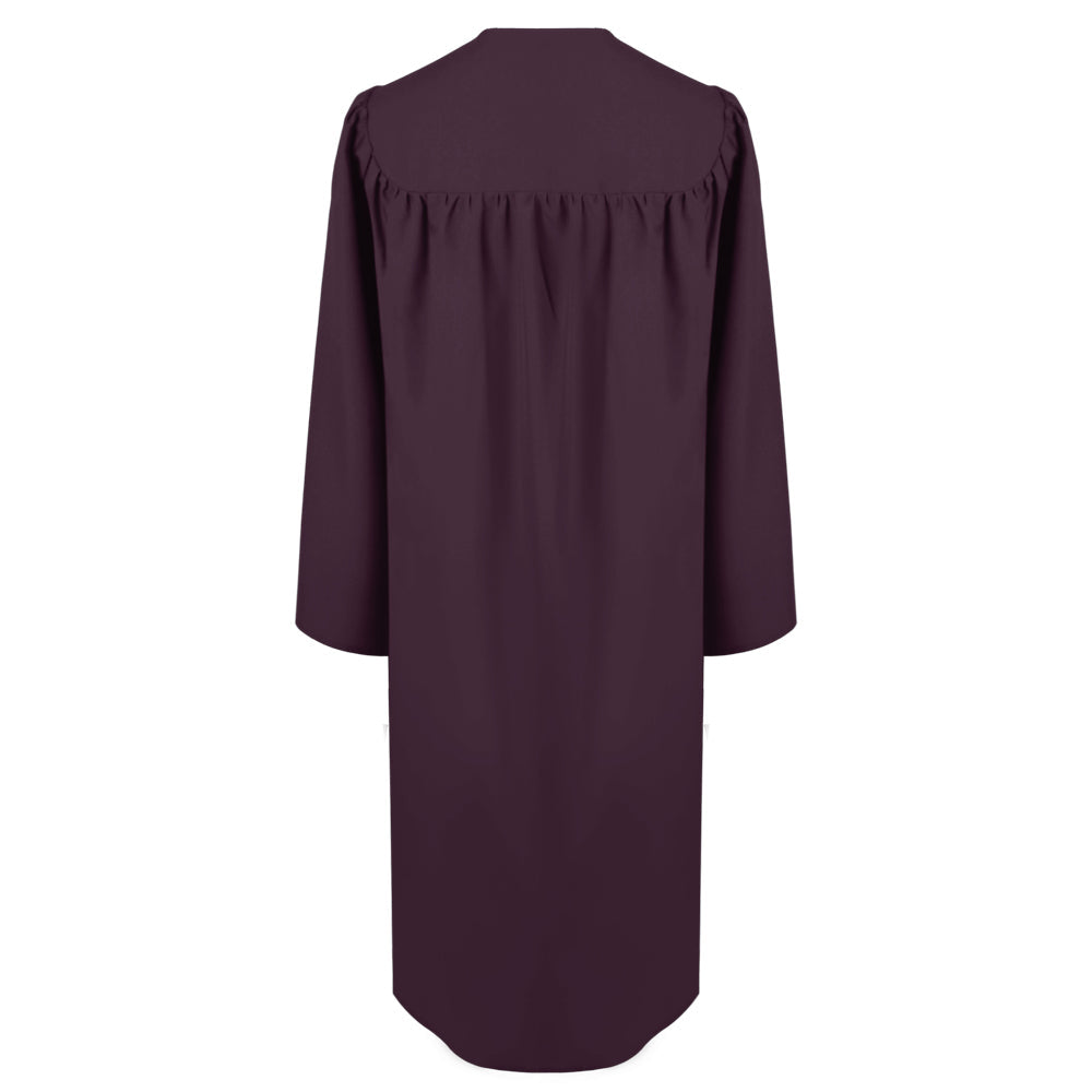 Matte Maroon Technical and Vocational Graduation Gown