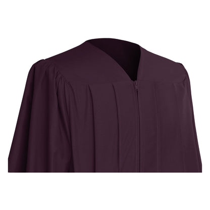 Matte Maroon College and University Graduation Gown