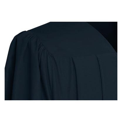 Matte Navy Blue High School Graduation Gown