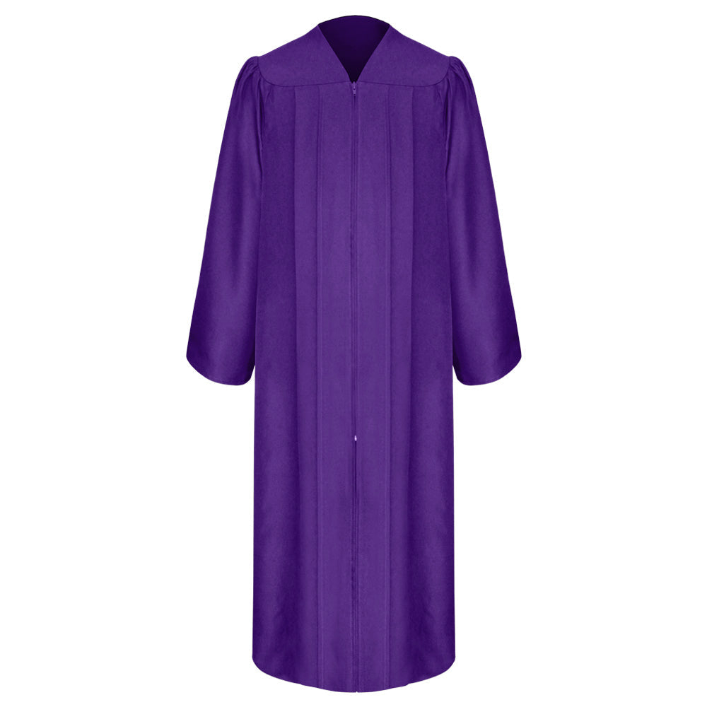 Matte Purple Technical and Vocational Graduation Gown