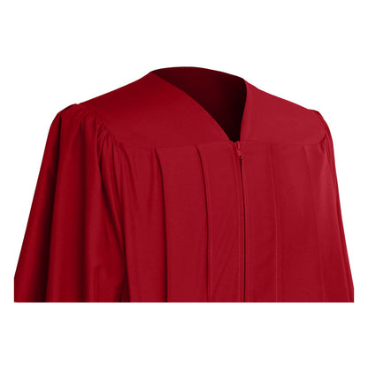 Matte Red Technical and Vocational Graduation Gown