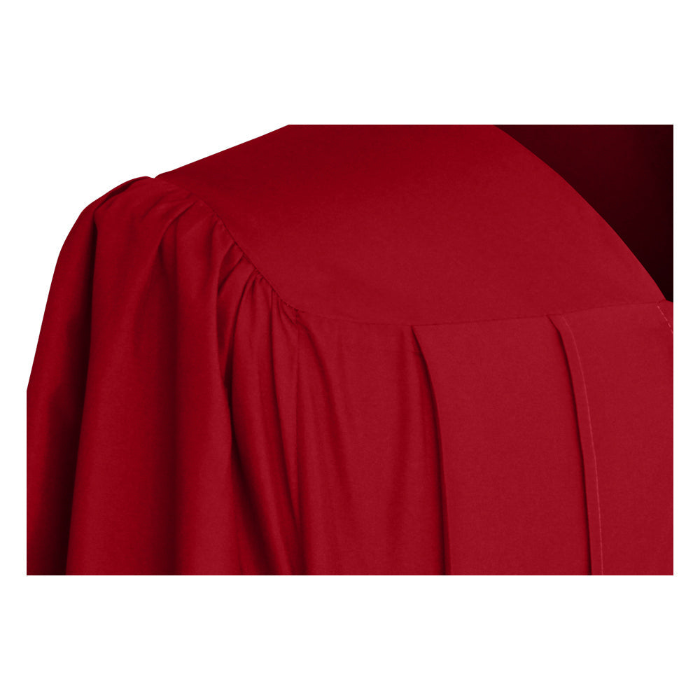 Matte Red Technical and Vocational Graduation Gown