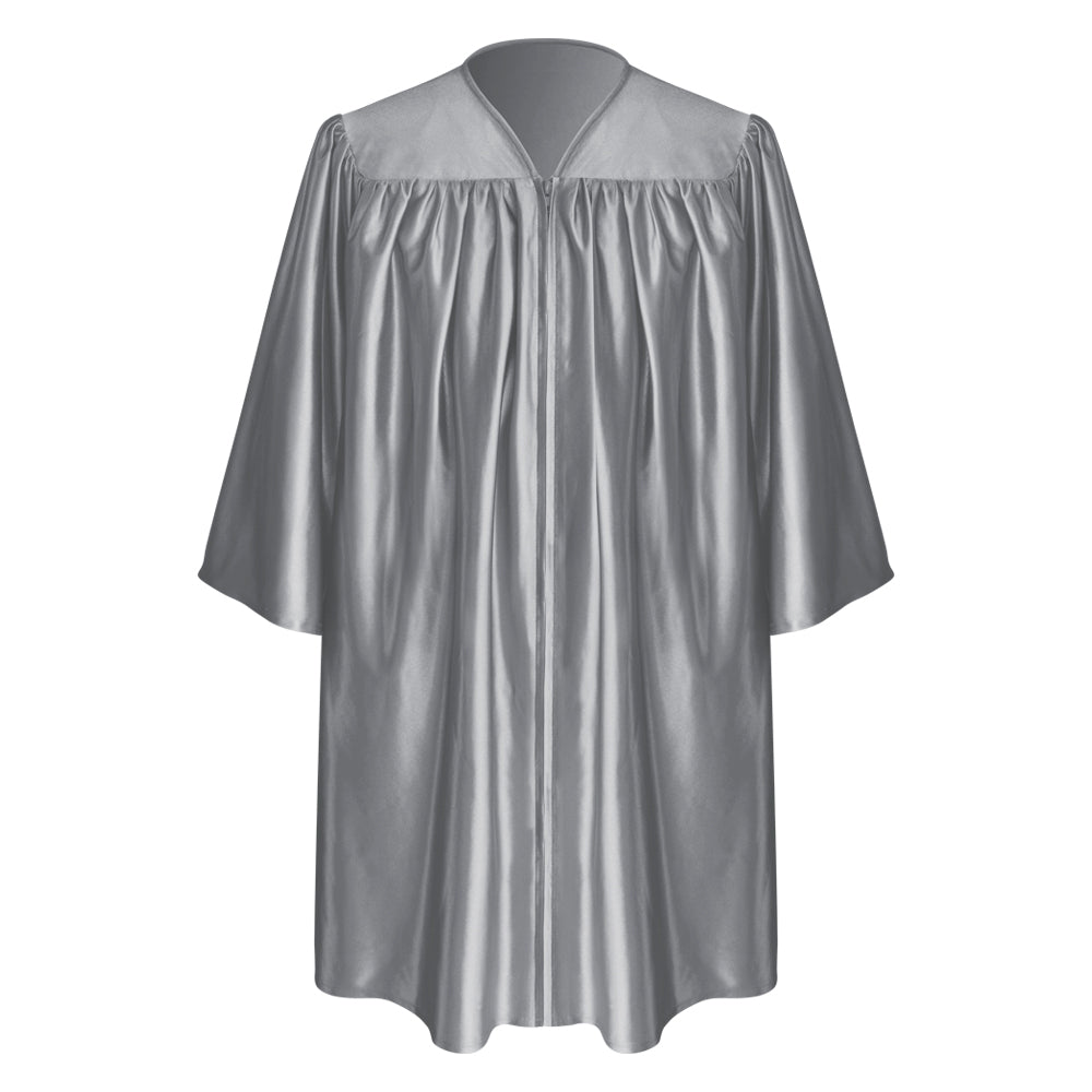 Silver Child Graduation Gown