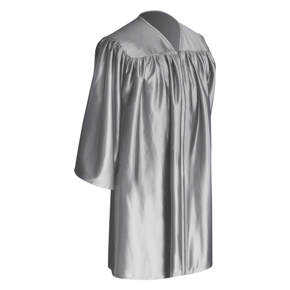 Graduation World Store Children's Silver Graduation Gown | Graduation Robe for Kids ...