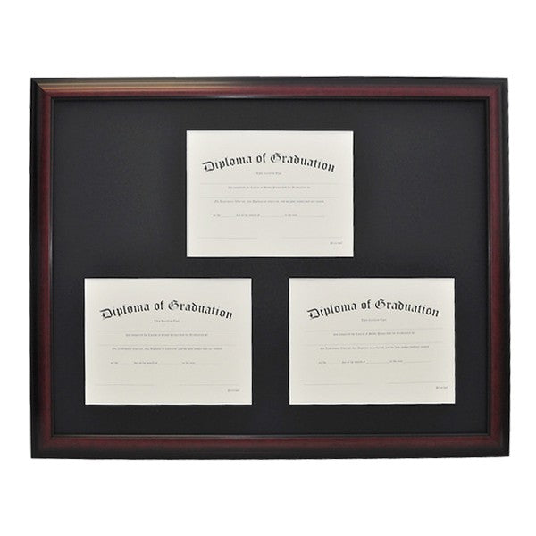 Triple Frame Graduation Triple Diploma Frame | Multiple Diploma Display – Graduation World