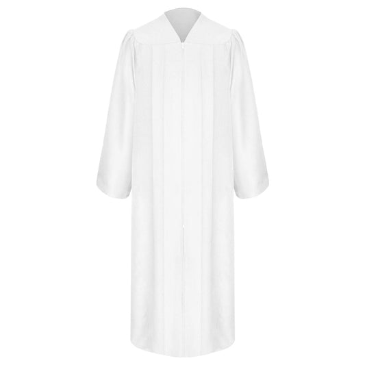 Matte White Faculty Staff Graduation Gown