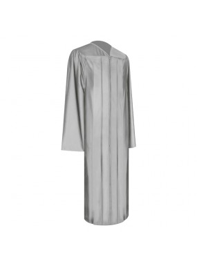 Shiny Silver Technical and Vocational Graduation Gown