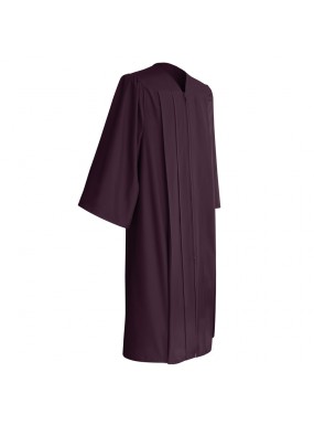 Matte Maroon Faculty Staff Graduation Gown