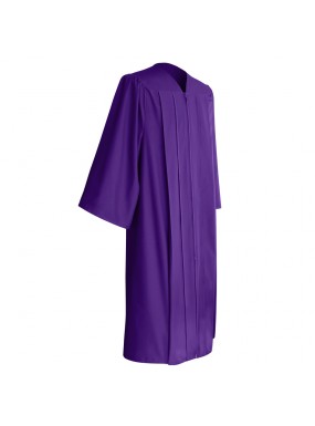 Matte Purple Faculty Staff Graduation Gown