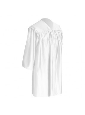 White Child Graduation Gown