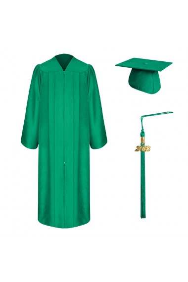 Matte Graduation Cap and Gown 2023 Set with Tassel 2024 Charms Honor Cord  Graduation Stoles for High School College Bachelor