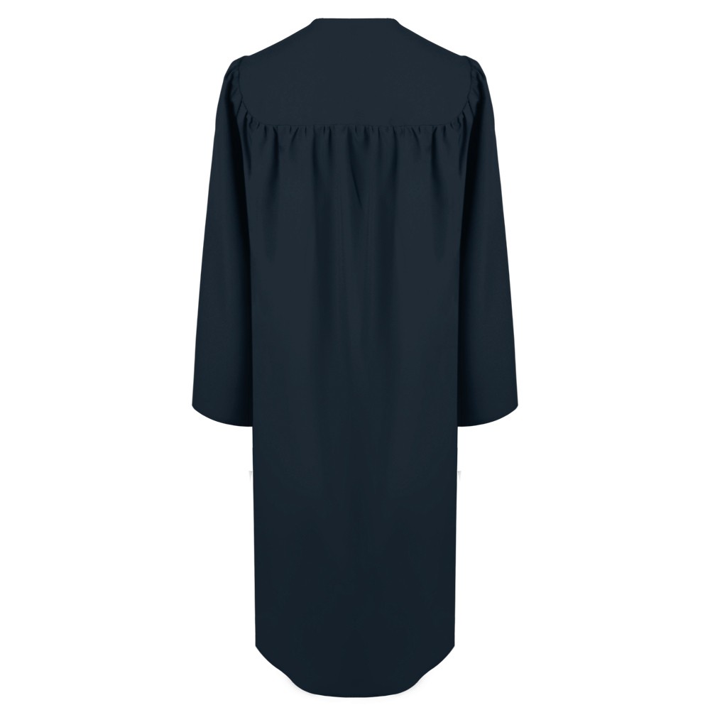 Matte Navy Blue Graduation Gown|Elementary